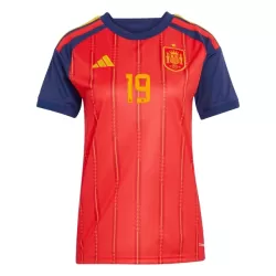 Spanien Lamine Yamal 19 Fodboldtrøje Dame Hjemmebane VM 2026