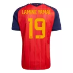 Spanien Lamine Yamal 19 Fodboldtrøje Herre Hjemmebane VM 2026