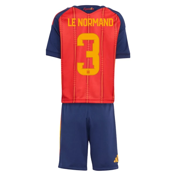 Spanien Le Normand 3 Fodboldtrøje Børn Hjemmebane VM 2026