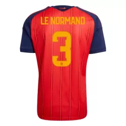 Spanien Le Normand 3 Fodboldtrøje Herre Hjemmebane VM 2026