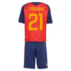 Spanien OYARZABAL 21 Fodboldtrøje Børn Hjemmebane VM 2026