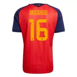 Spanien Rodrigo 16 Fodboldtrøje Herre Hjemmebane VM 2026