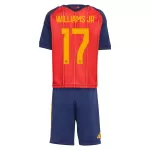 Spanien Williams JR 17 Fodboldtrøje Børn Hjemmebane VM 2026