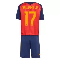 Spanien Williams JR 17 Fodboldtrøje Børn Hjemmebane VM 2026
