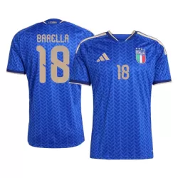 Italien Barella 18 Fodboldtrøje Herre Hjemmebane VM 2026