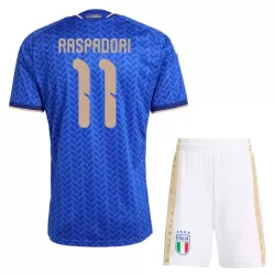 Italien Raspadori 11 Fodboldtrøje Børn Hjemmebane VM 2026