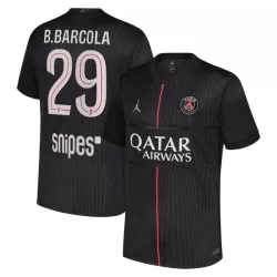 Paris Saint-Germain B. Barcola 29 Fodboldtrøje Herre Fjerde Jordan 25/26