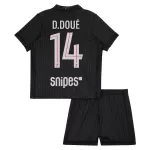 Paris Saint-Germain D. Doue 14 Fodboldtrøje Børn Fjerde Jordan 25/26