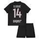 Paris Saint-Germain D. Doue 14 Fodboldtrøje Børn Fjerde Jordan 25/26
