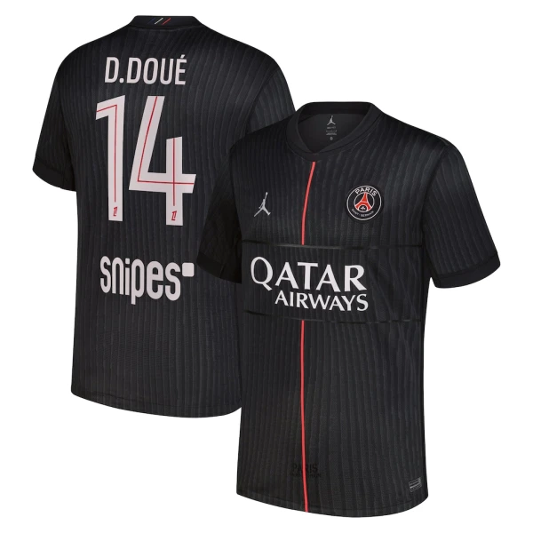 Paris Saint-Germain D. Doue 14 Fodboldtrøje Herre Fjerde Jordan 25/26