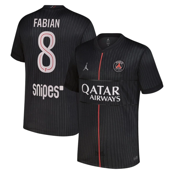 Paris Saint-Germain Fabian 8 Fodboldtrøje Herre Fjerde Jordan 25/26