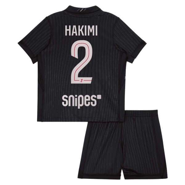 Paris Saint-Germain Hakimi 2 Fodboldtrøje Børn Fjerde Jordan 25/26