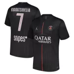 Paris Saint-Germain Kvaratskhelia 7 Fodboldtrøje Herre Fjerde Jordan 25/26