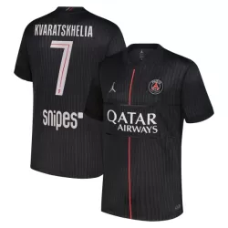 Paris Saint-Germain Kvaratskhelia 7 Fodboldtrøje Herre Fjerde Jordan 25/26