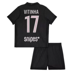 Paris Saint-Germain Vitinha 17 Fodboldtrøje Børn Fjerde Jordan 25/26