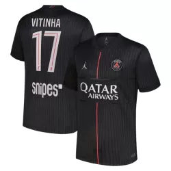 Paris Saint-Germain Vitinha 17 Fodboldtrøje Herre Fjerde Jordan 25/26