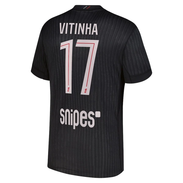 Paris Saint-Germain Vitinha 17 Fodboldtrøje Herre Fjerde Jordan 25/26