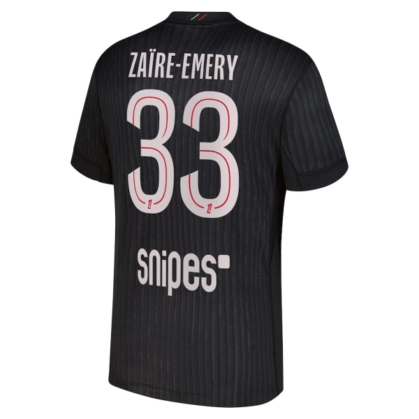 Paris Saint-Germain Zaire-Emery 33 Fodboldtrøje Herre Fjerde Jordan 25/26