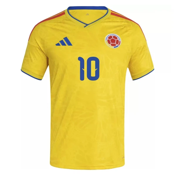 Colombia James 10 Fodboldtrøje Herre Hjemmebane VM 2026