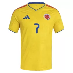 Colombia Luis Díaz 7 Fodboldtrøje Herre Hjemmebane VM 2026