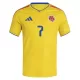 Colombia Luis Díaz 7 Fodboldtrøje Herre Hjemmebane VM 2026