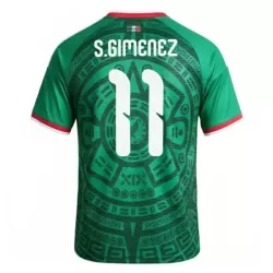 Mexico S.Gimenez 11 Fodboldtrøje Herre Hjemmebane VM 2026