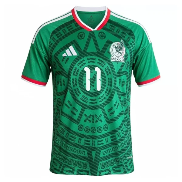 Mexico S.Gimenez 11 Fodboldtrøje Herre Hjemmebane VM 2026