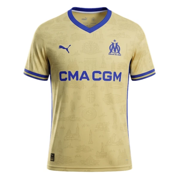 Olympique Marseille Fodboldtrøje Herre Fjerde 25/26