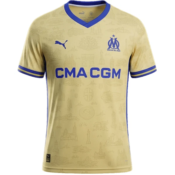 Olympique Marseille Fodboldtrøje Børn Fjerde 25/26
