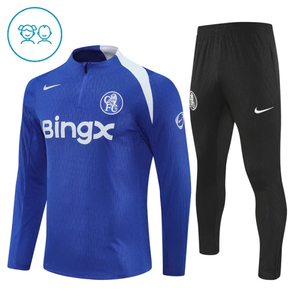 Chelsea Trænings sweatshirt sæt Børn 25/26 Blå