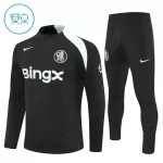 Chelsea Trænings sweatshirt sæt Børn 25/26 Sort