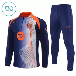 FC Barcelona Trænings sweatshirt sæt Børn 25/26 Blå
