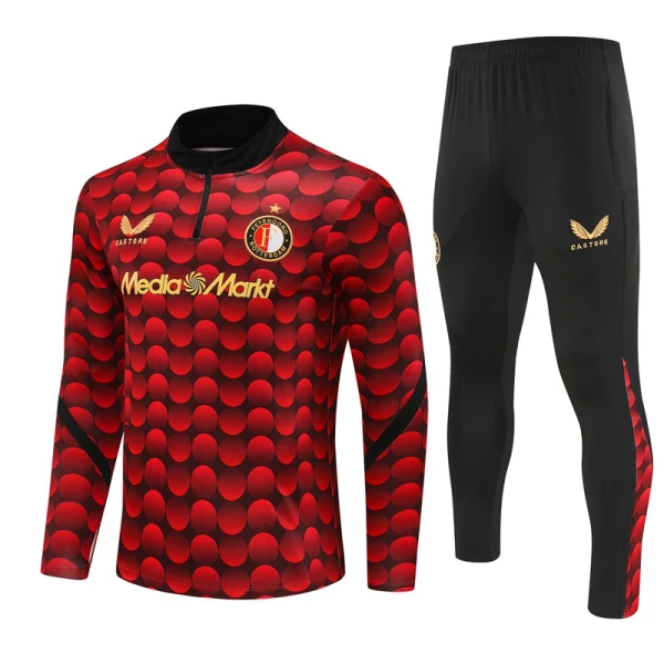 Feyenoord Trænings sweatshirt sæt Herre 25/26 Rød