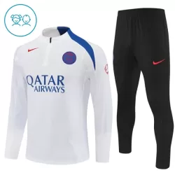 Paris Saint-Germain Trænings sweatshirt sæt Børn 25/26 Hvid
