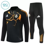 Real Madrid Trænings sweatshirt sæt Børn 25/26 Sort
