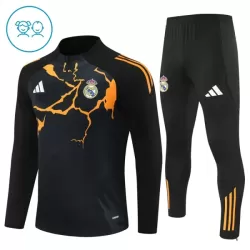 Real Madrid Trænings sweatshirt sæt Børn 25/26 Sort