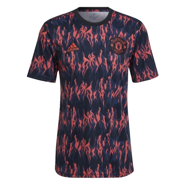 Manchester United Pre-Match Fodboldtrøje Herre 25/26 Sort