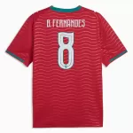 Portugal Bruno Fernandes 8 Fodboldtrøje Herre Hjemmebane VM 2026