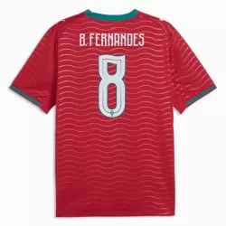 Portugal Bruno Fernandes 8 Fodboldtrøje Herre Hjemmebane VM 2026