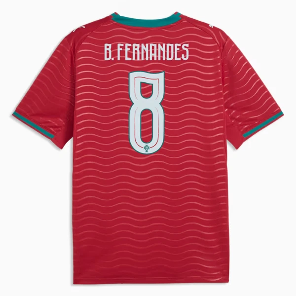 Portugal Bruno Fernandes 8 Fodboldtrøje Herre Hjemmebane VM 2026