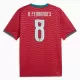 Portugal Bruno Fernandes 8 Fodboldtrøje Herre Hjemmebane VM 2026