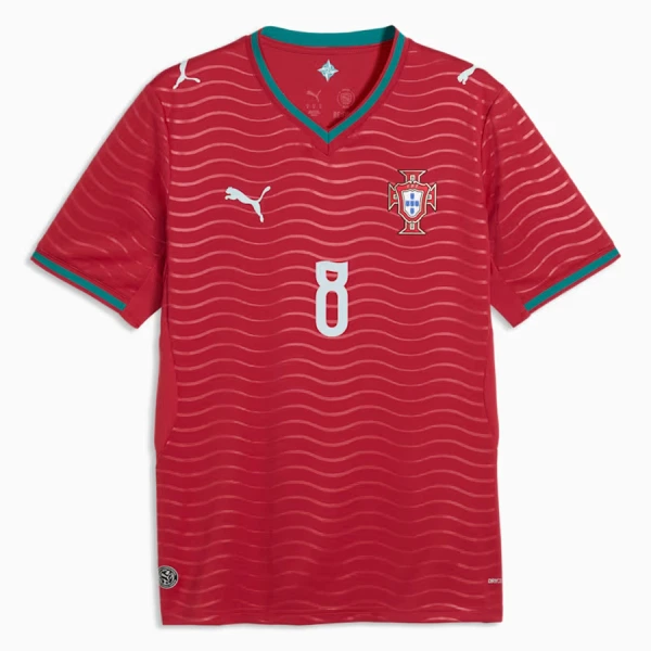Portugal Bruno Fernandes 8 Fodboldtrøje Herre Hjemmebane VM 2026