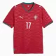 Portugal Rafael Leao 17 Fodboldtrøje Herre Hjemmebane VM 2026