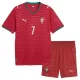 Portugal Ronaldo 7 Fodboldtrøje Børn Hjemmebane VM 2026