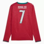 Portugal Ronaldo 7 Fodboldtrøje Herre Hjemmebane VM 2026 Langærmet