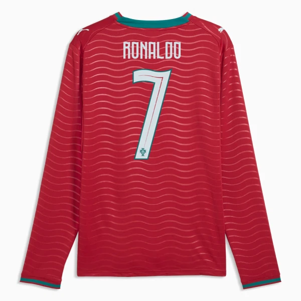 Portugal Ronaldo 7 Fodboldtrøje Herre Hjemmebane VM 2026 Langærmet