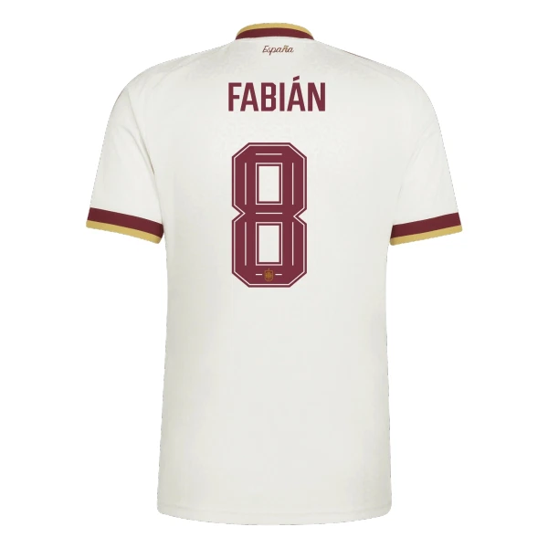Spanien Fabian 8 Fodboldtrøje Herre Udebane VM 2026