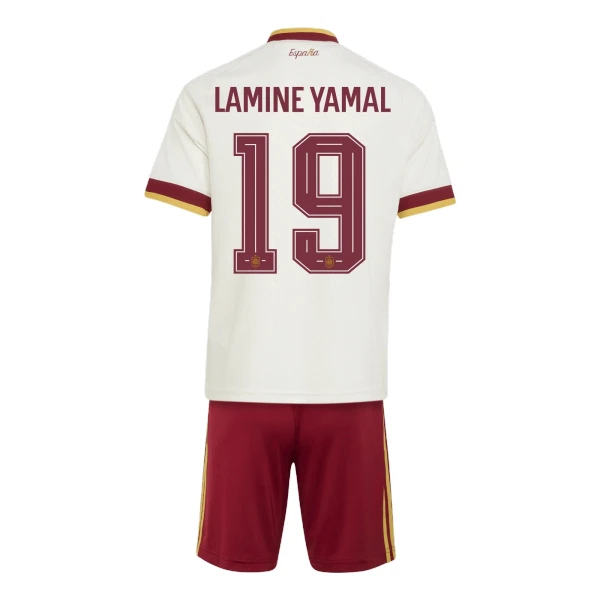 Spanien Lamine Yamal 19 Fodboldtrøje Børn Udebane VM 2026 Spanien Lamine Yamal 19 Fodboldtrøje Børn Udebane VM 2026