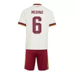 Spanien Merino 6 Fodboldtrøje Børn Udebane VM 2026