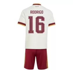 Spanien Rodrigo 16 Fodboldtrøje Børn Udebane VM 2026